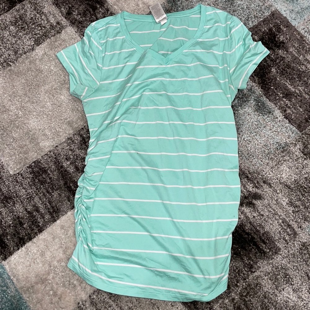 Striped maternity Tee